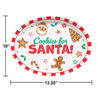 Christmas Decor Cookies Plastic Tray