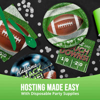Fan Zone Football Luncheon Plates 7