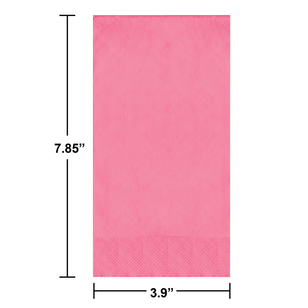 Candy Pink Guest Towels (50/Pkg)