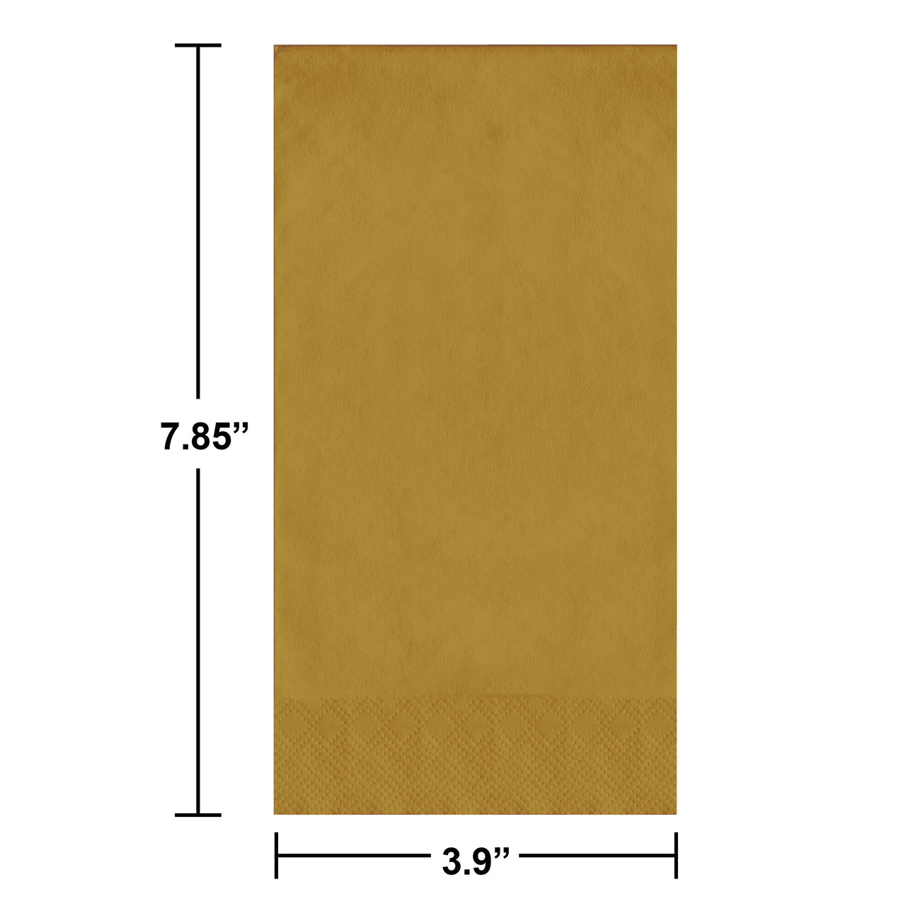 Glittering Gold Guest Towels (50/Pkg)