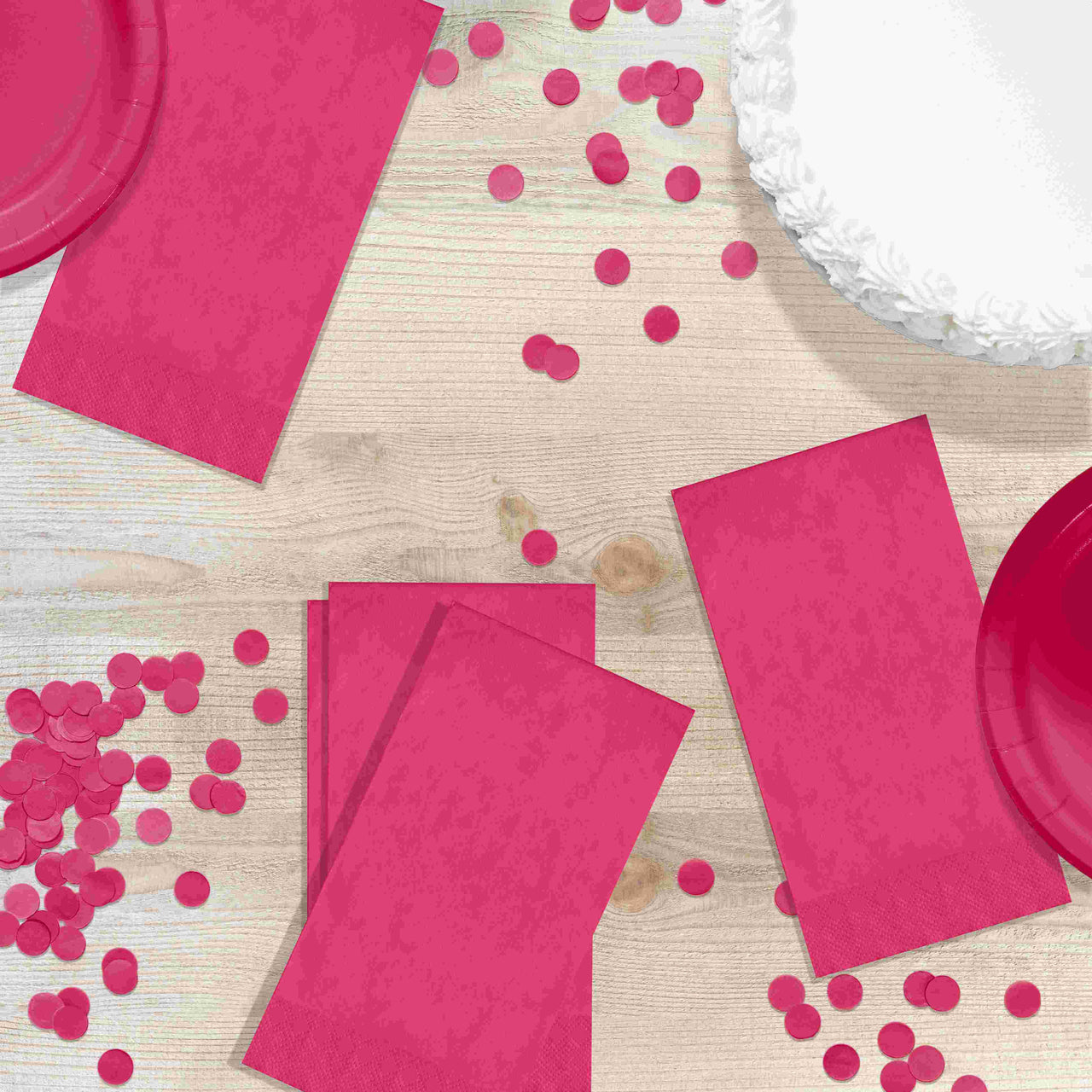 Hot Magenta Guest Towels (50/Pkg)