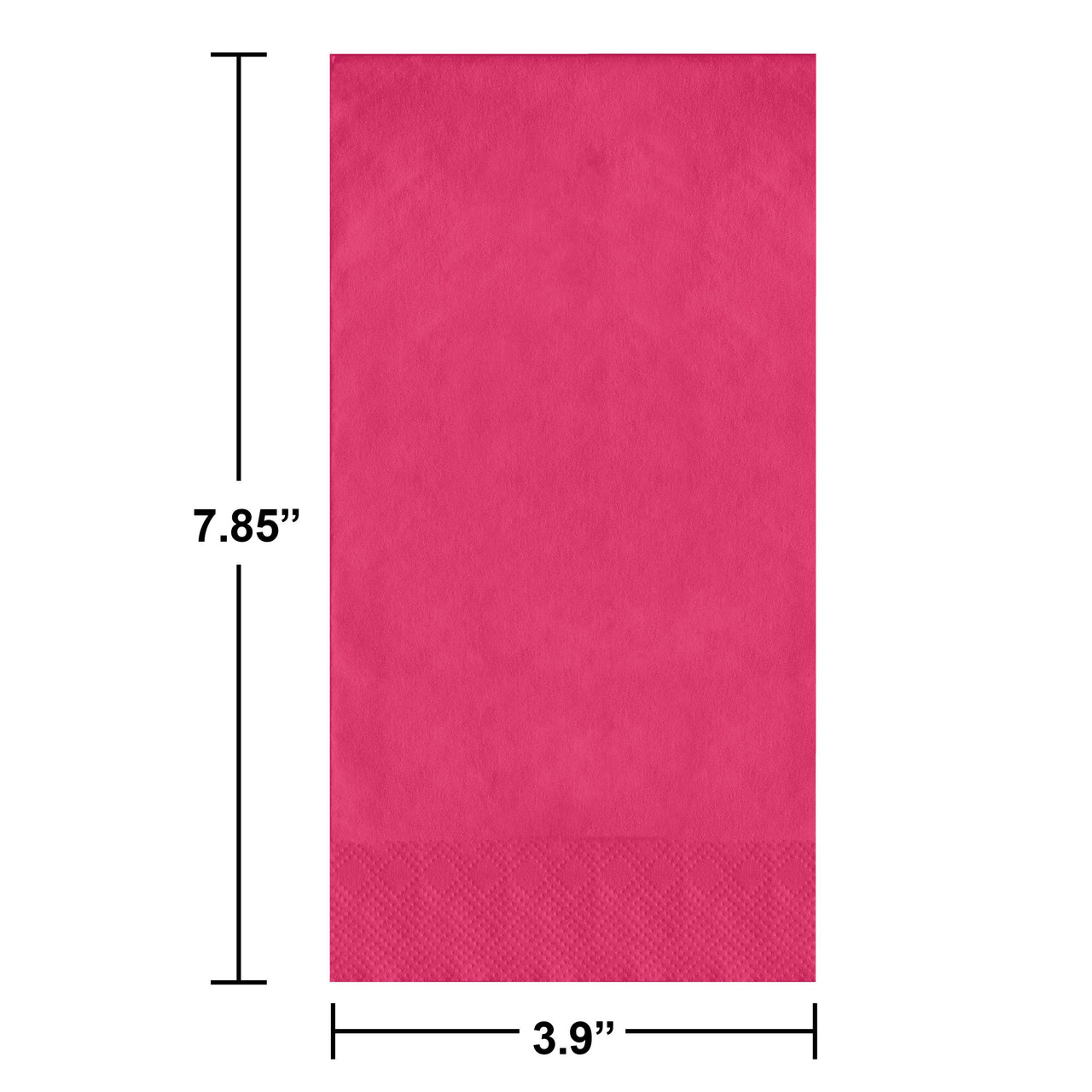 Hot Magenta Guest Towels (50/Pkg)