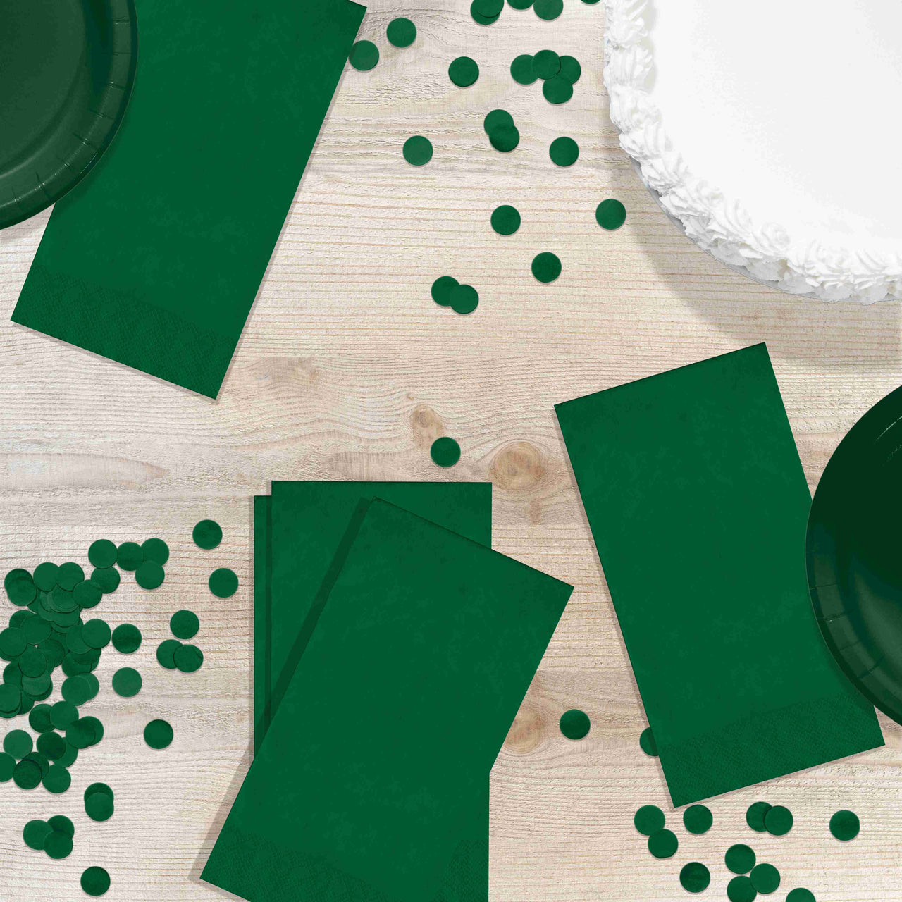 Hunter Green Guest Towels (50/Pkg)