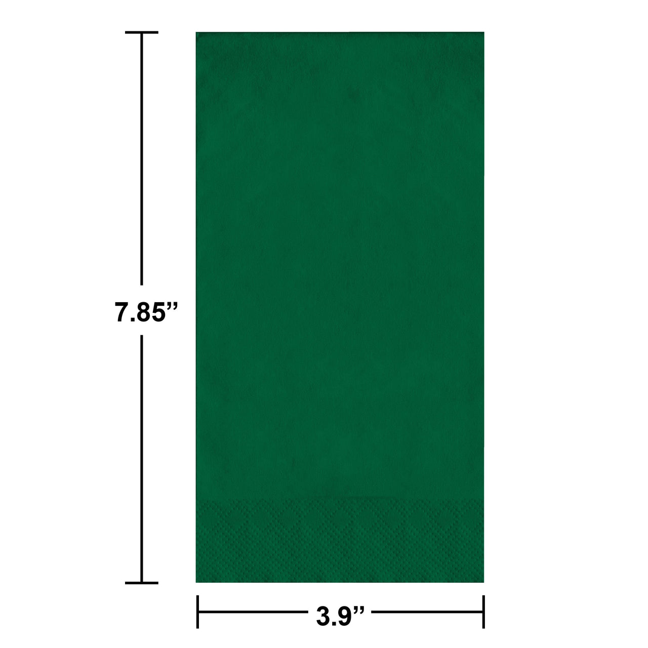 Hunter Green Guest Towels (50/Pkg)
