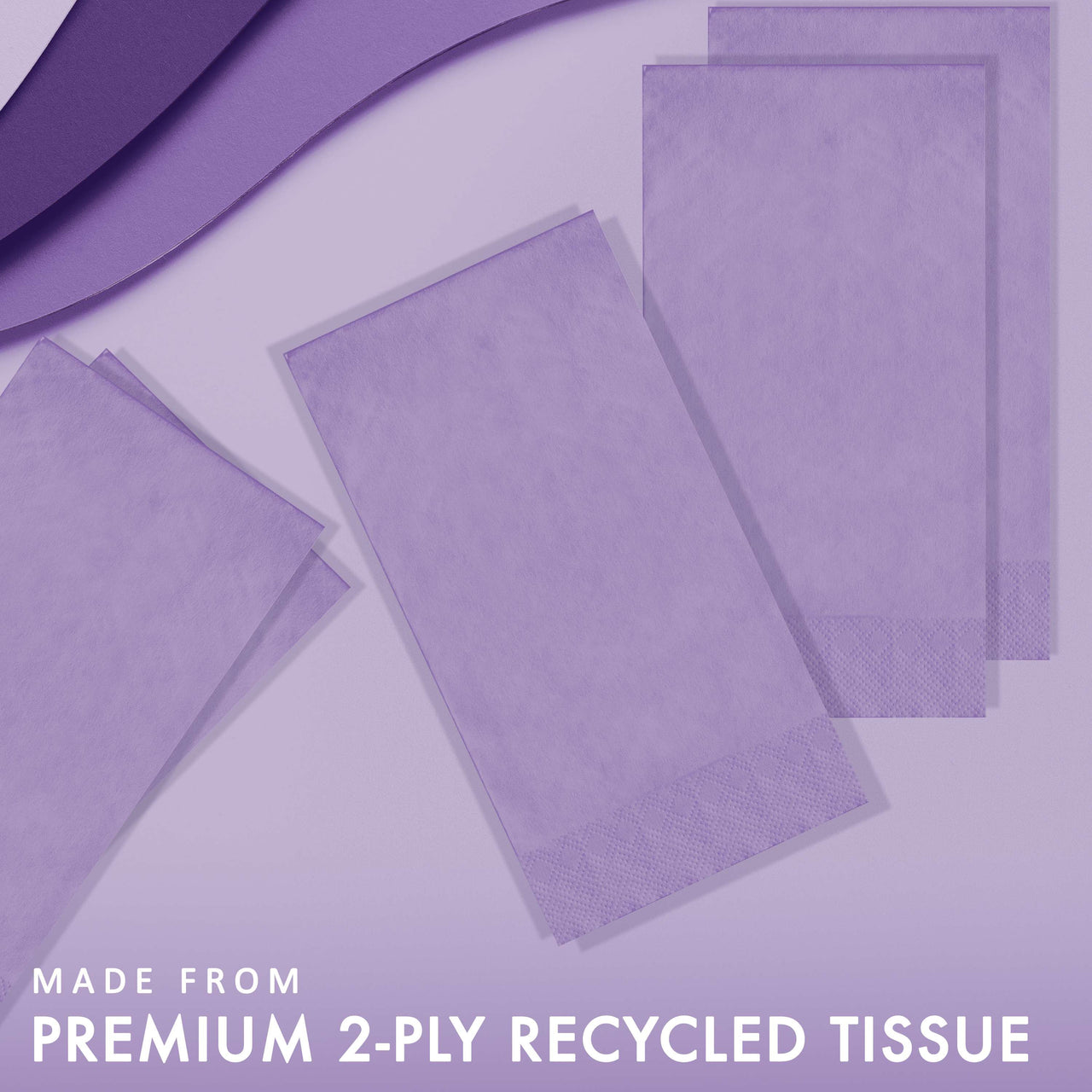 Luscious Lavender Guest Towels (50/Pkg)