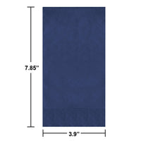 Navy Guest Towels (50/Pkg)