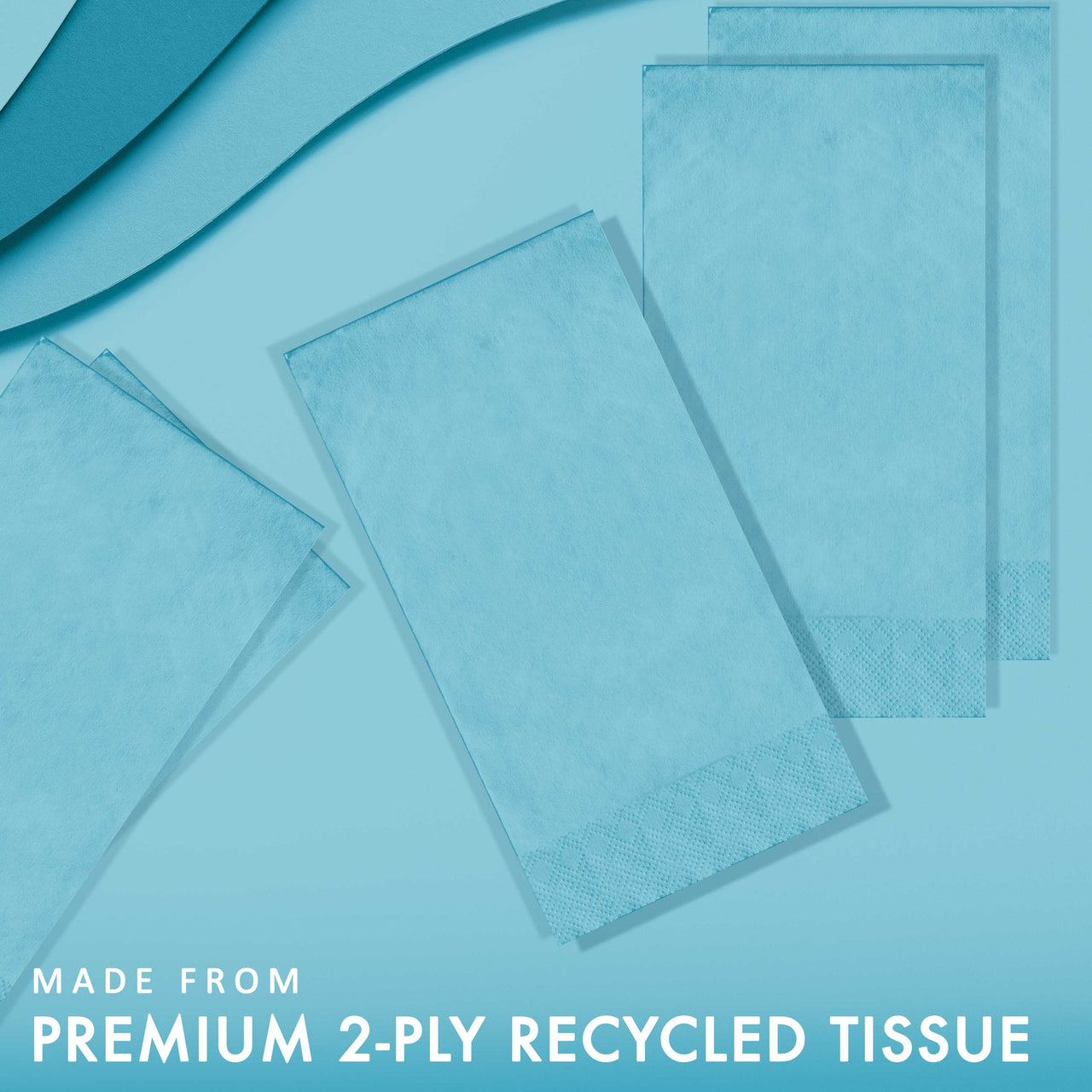 Pastel Blue Guest Towels (50/Pkg)