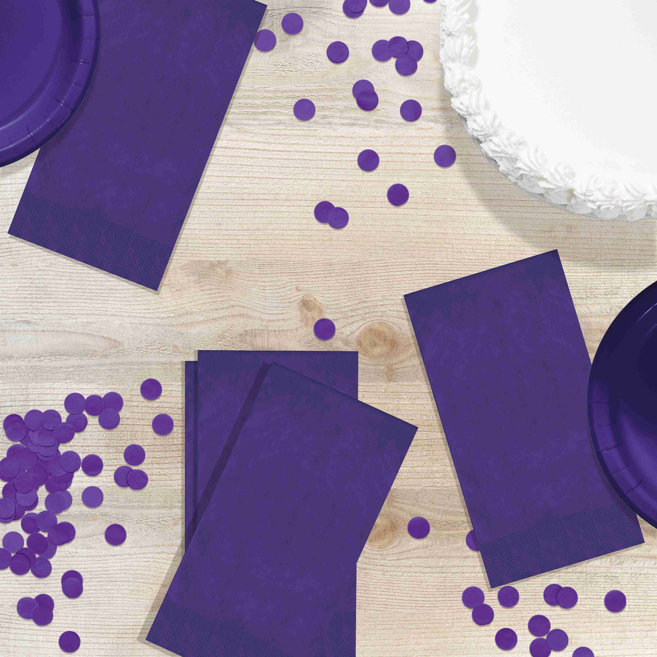 Purple Guest Towels (50/Pkg)