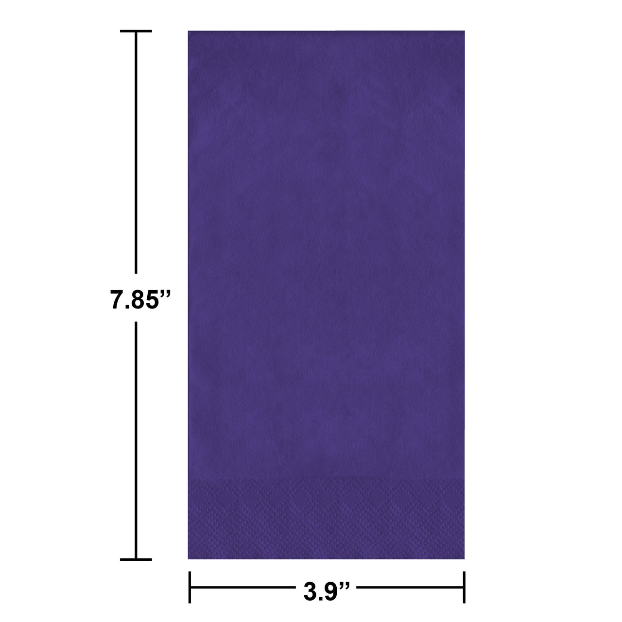 Purple Guest Towels (50/Pkg)