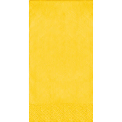 School Bus Yellow Guest Towels
