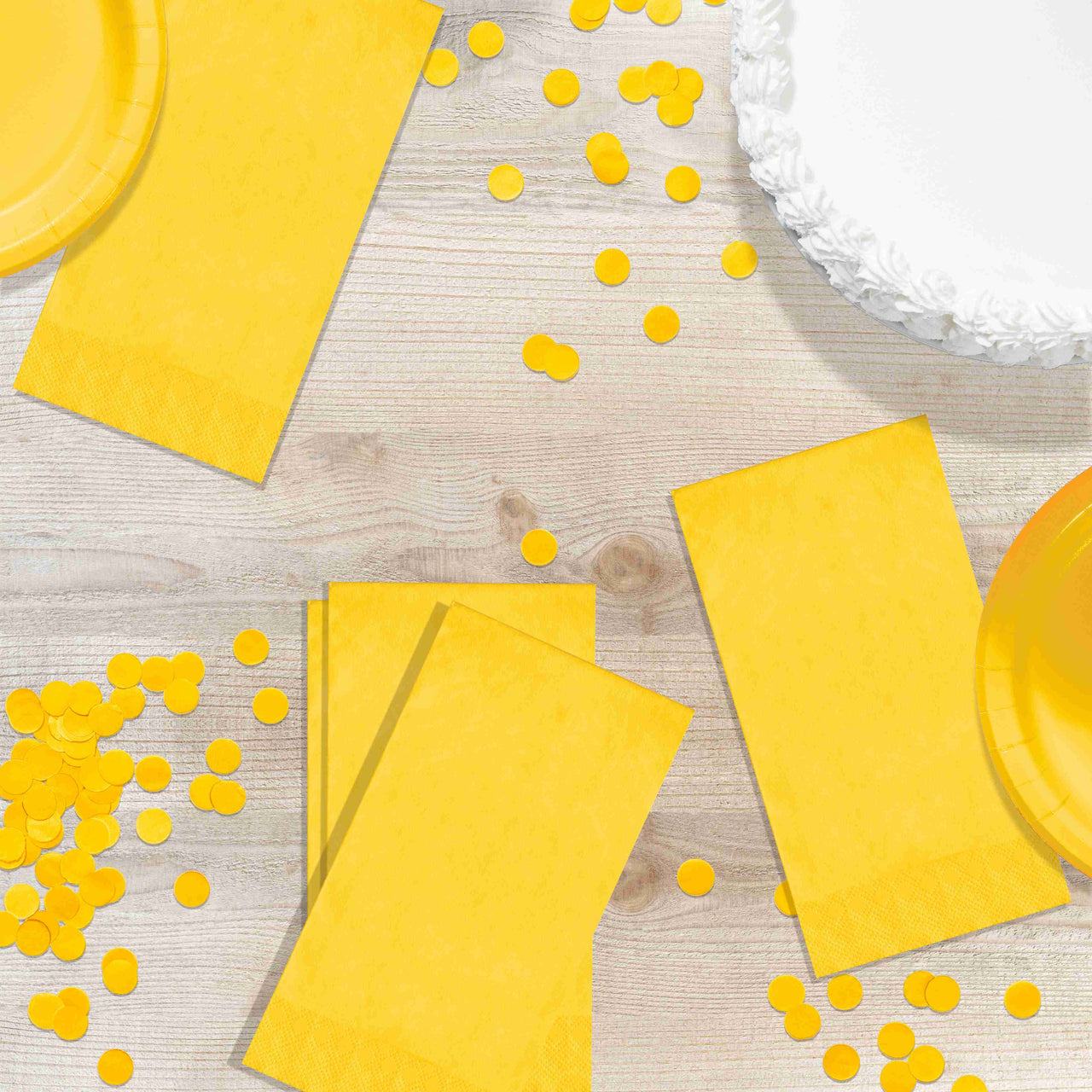 School Bus Yellow Guest Towels (50/Pkg)