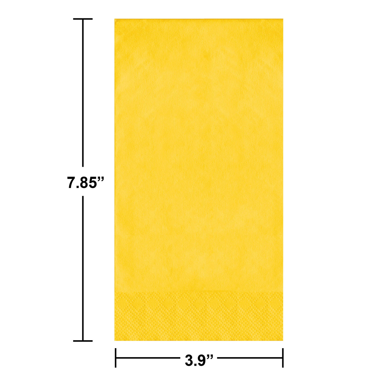 School Bus Yellow Guest Towels (50/Pkg)