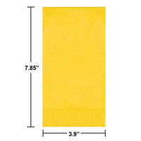 School Bus Yellow Guest Towels (50/Pkg)