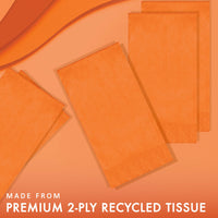 Sunkissed Orange Guest Towels (50/Pkg)