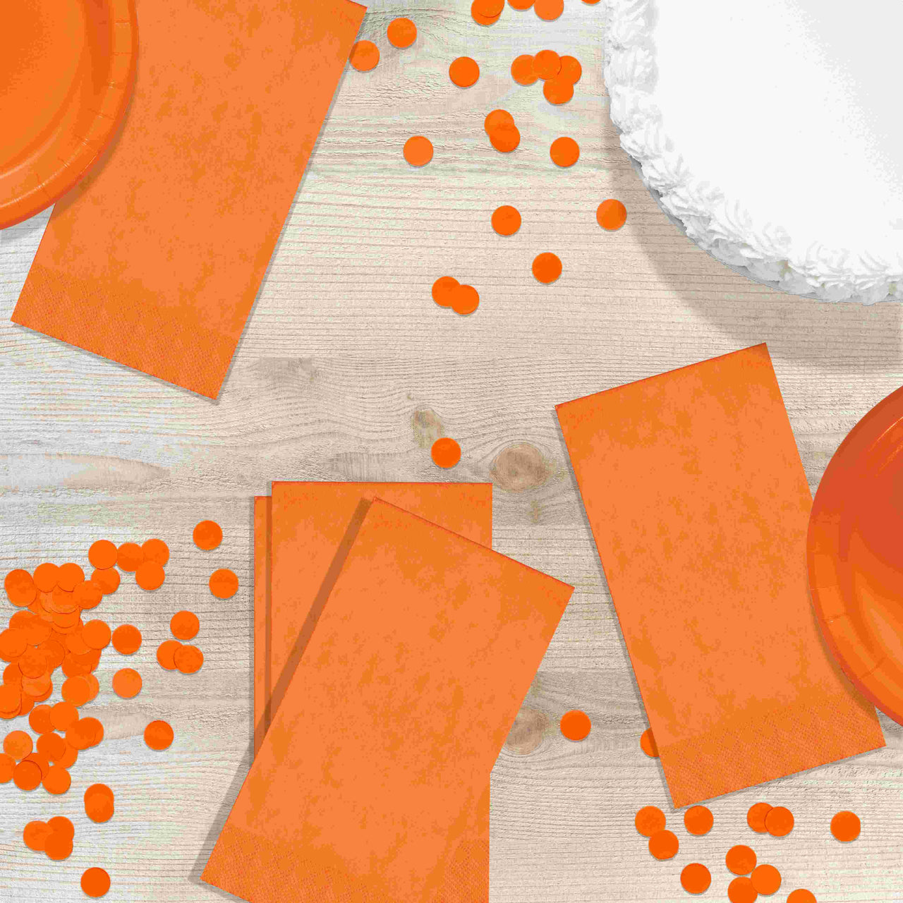 Sunkissed Orange Guest Towels (50/Pkg)