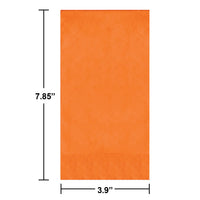 Sunkissed Orange Guest Towels (50/Pkg)