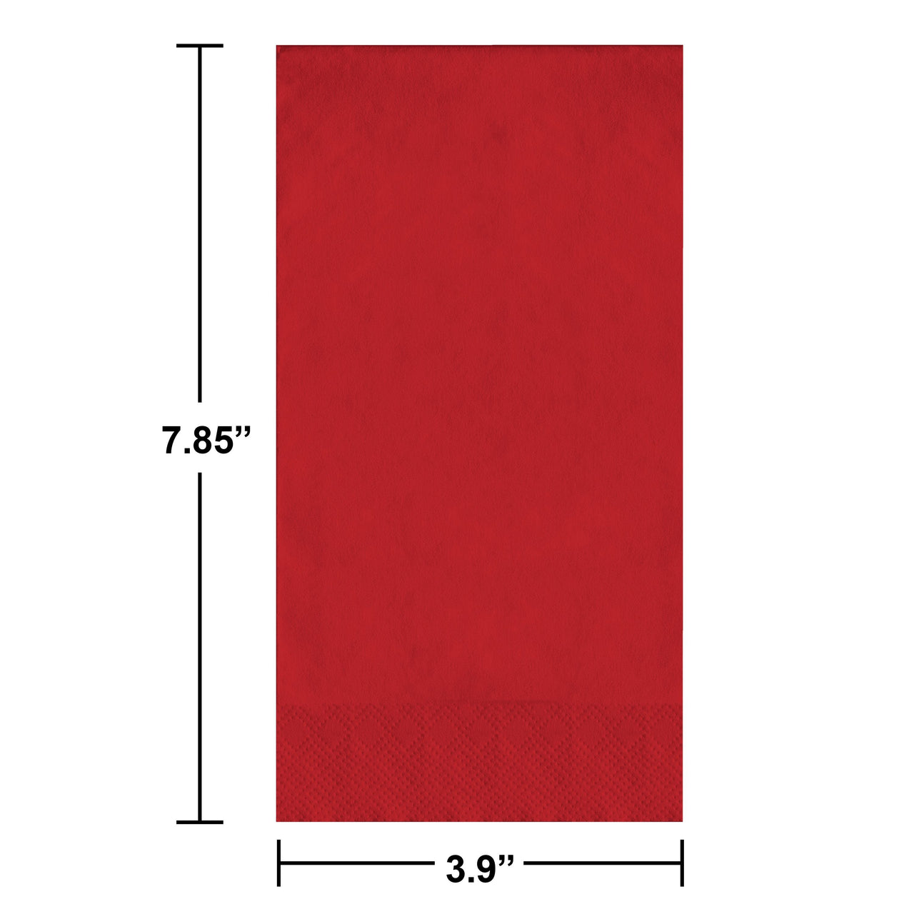Classic Red Guest Towels (100/Pkg)