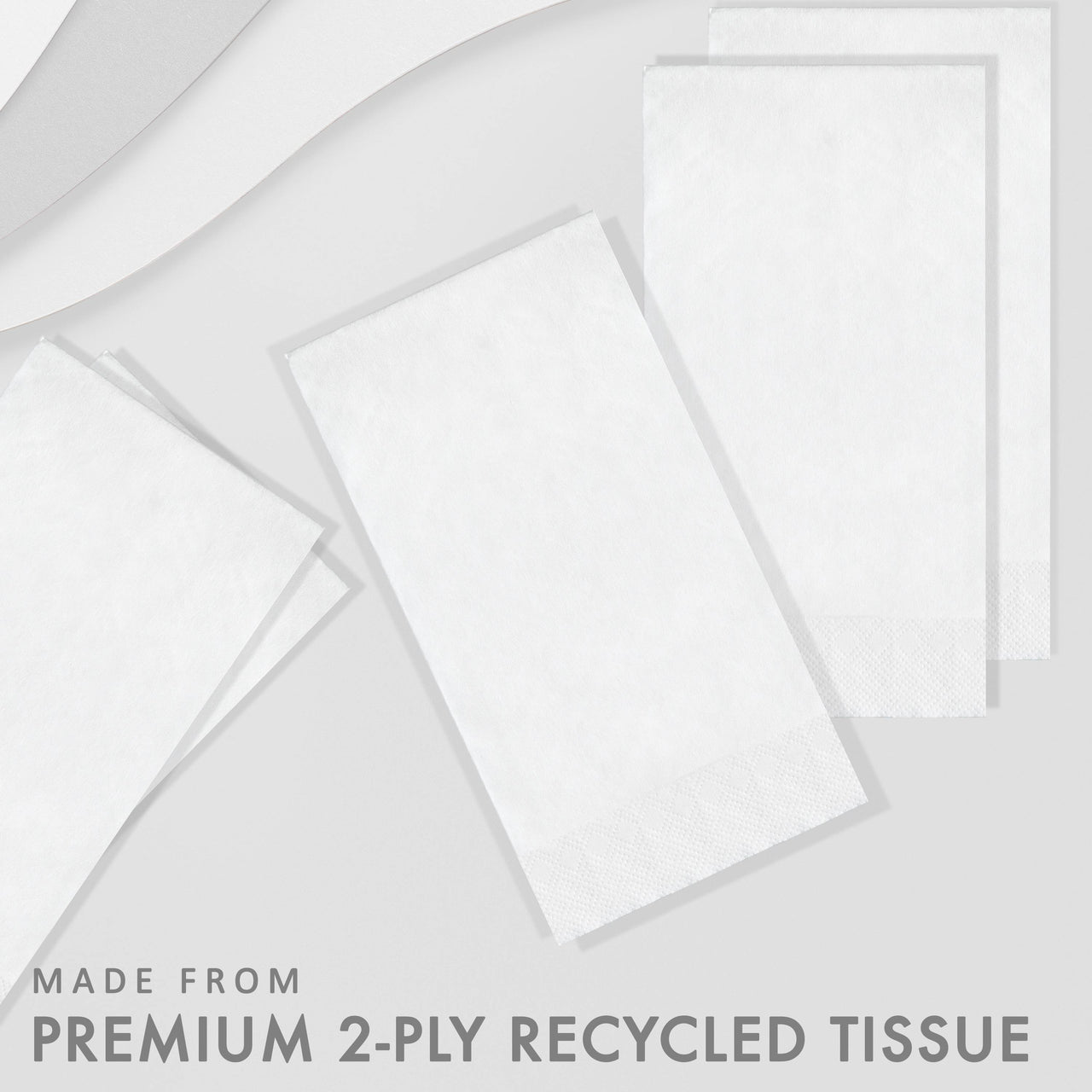 White Guest Towels (100/Pkg)