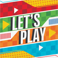 Sports Spirit Lets Play Luncheon Napkins