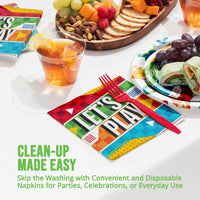 Sports Spirit Lets Play Luncheon Napkins (16/Pkg)