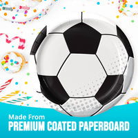 Sports Spirit Soccer Dinner Plates 9