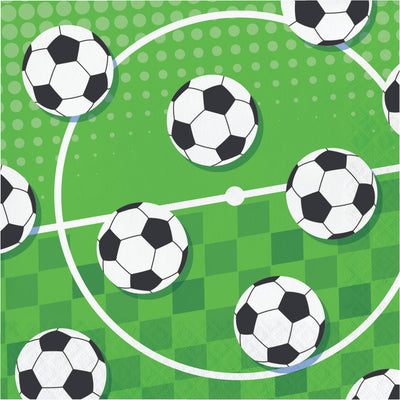 Sports Spirit Soccer Luncheon Napkins