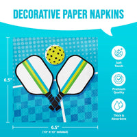 Sports Spirit Pickleball Luncheon Napkins (16/Pkg)