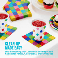 Bright Vibes Beverage Napkins (16/Pkg)