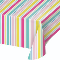 Birthday Brights Plastic Tablecover 54