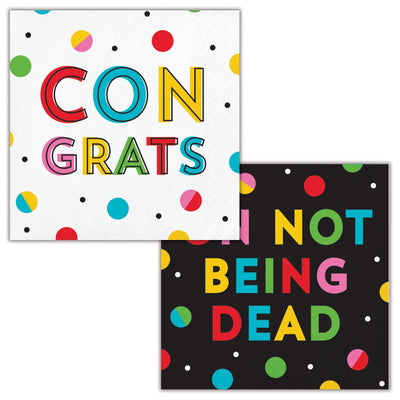 Snarky Celebration Congrats Beverage Napkins