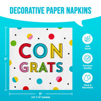 Snarky Celebration Congrats Beverage Napkins (16/Pkg)