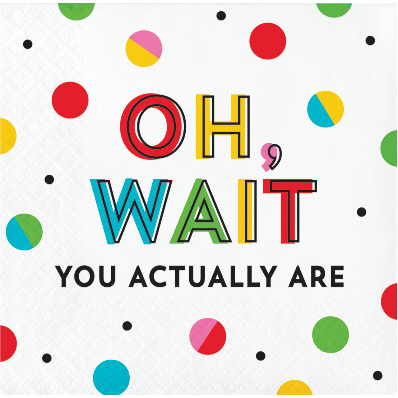 Snarky Celebration Not Old Beverage Napkins (16/Pkg)