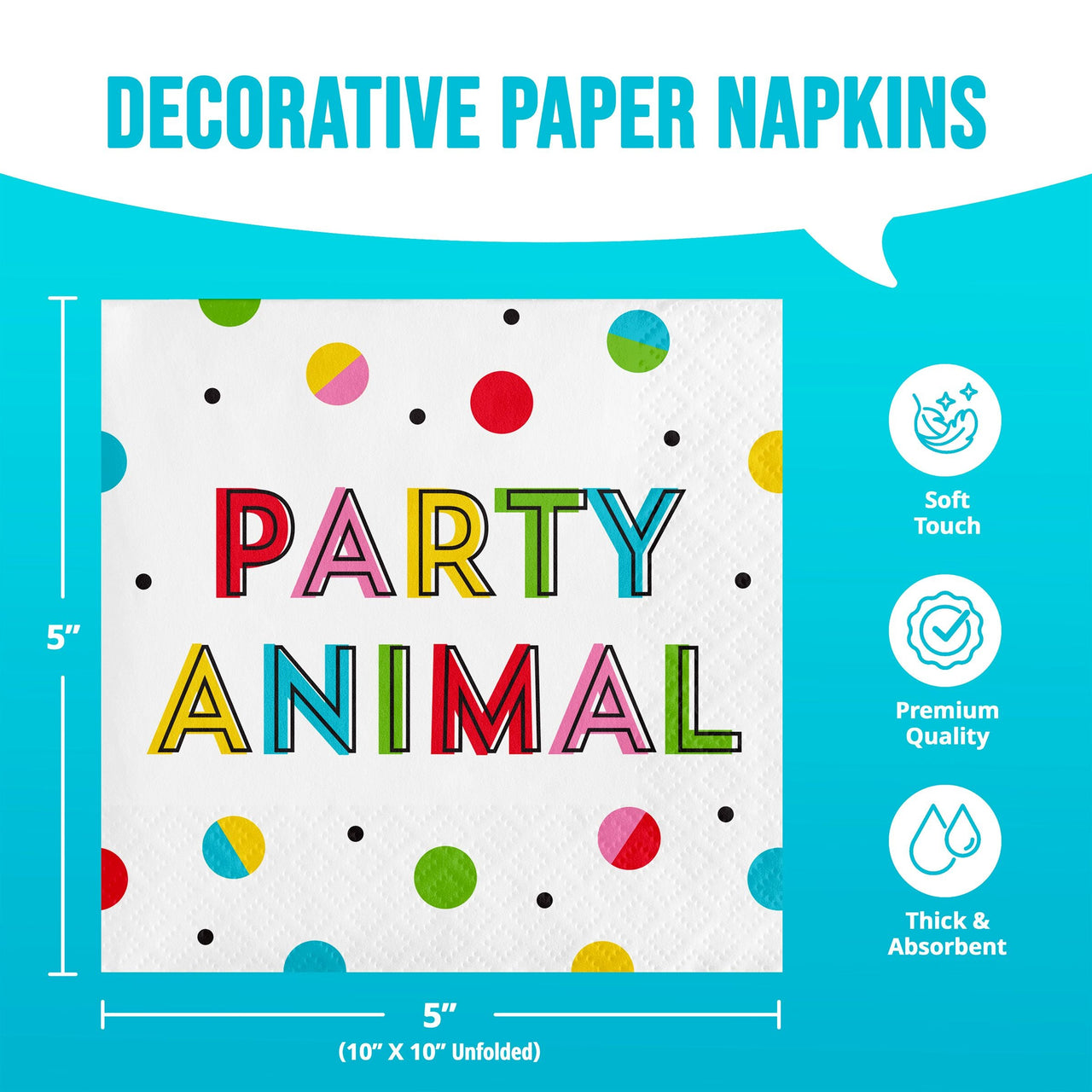 Snarky Celebration Beverage Napkins (16/Pkg)