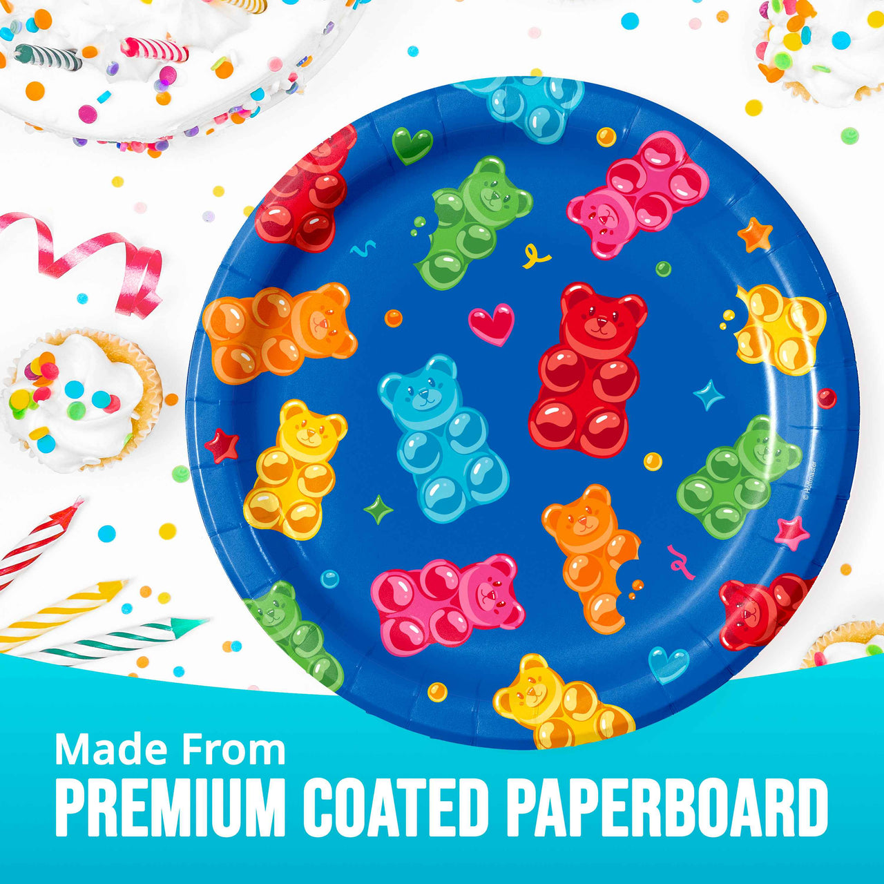 Gummy Bear Bash Dinner Plates 9" (8/Pkg)