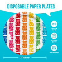 Gummy Bear Bash Luncheon Plates 7