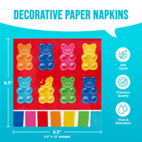 Gummy Bear Bash Luncheon Napkins (16/Pkg)