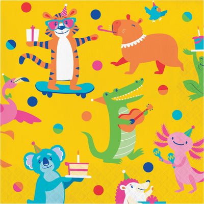 Animal Jamboree Luncheon Napkins