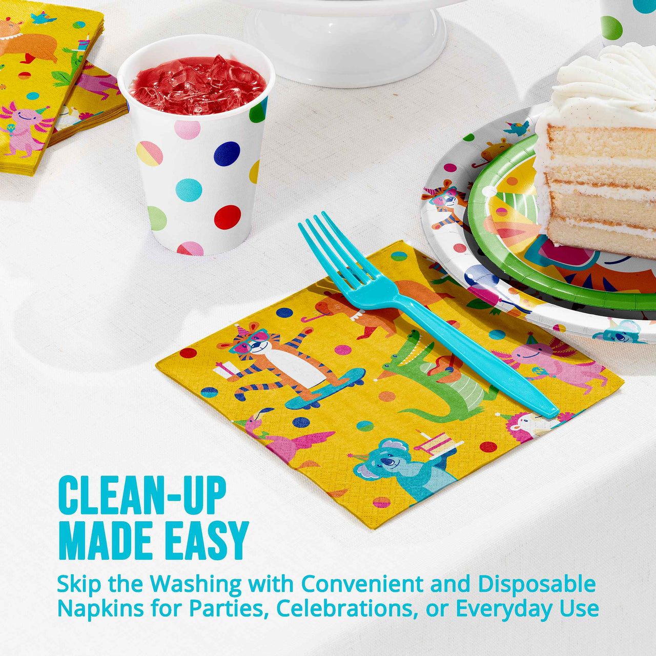 Animal Jamboree Luncheon Napkins (16/Pkg)