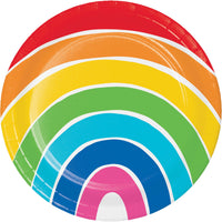 Rainbow Cheer Dinner Plates 9