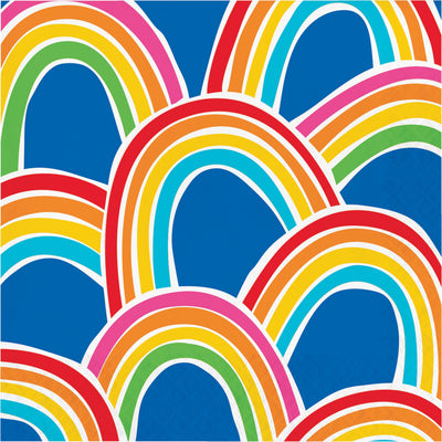 Rainbow Cheer Luncheon Napkins