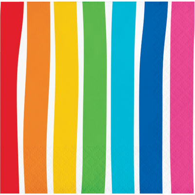Rainbow Cheer Beverage Napkins