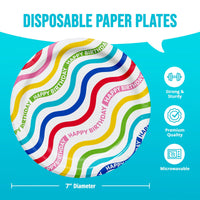 Color Waves Luncheon Plates 7