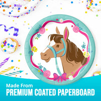 Horse Charm Luncheon Plates 7