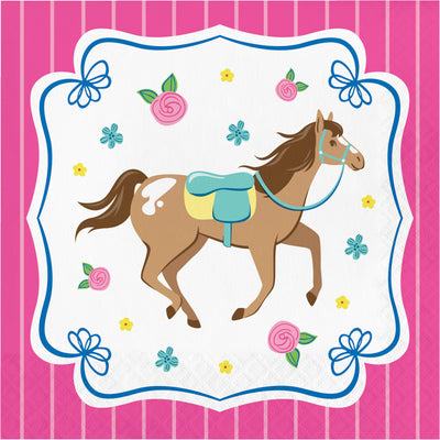 Horse Charm Luncheon Napkins