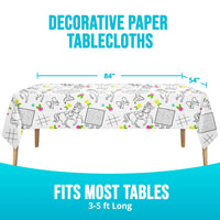 Horse Charm Plastic Tablecover 54