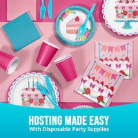 Floral Cake Luncheon Napkins (16/Pkg)