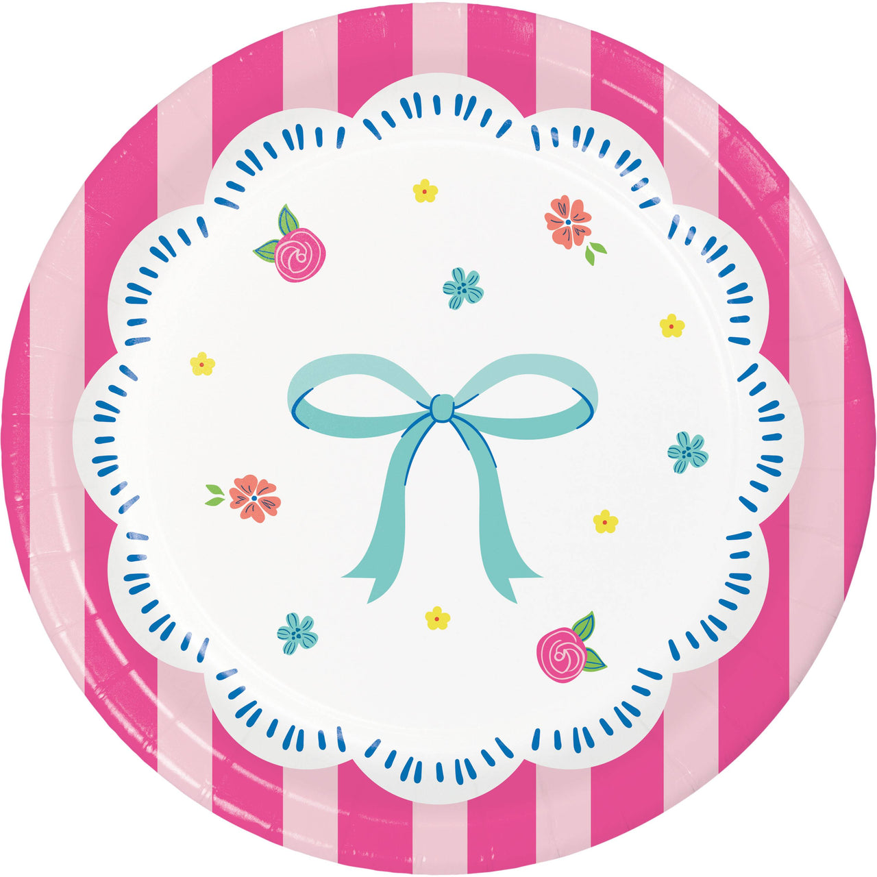 Bow Bash Luncheon Plates 7" (8/Pkg)
