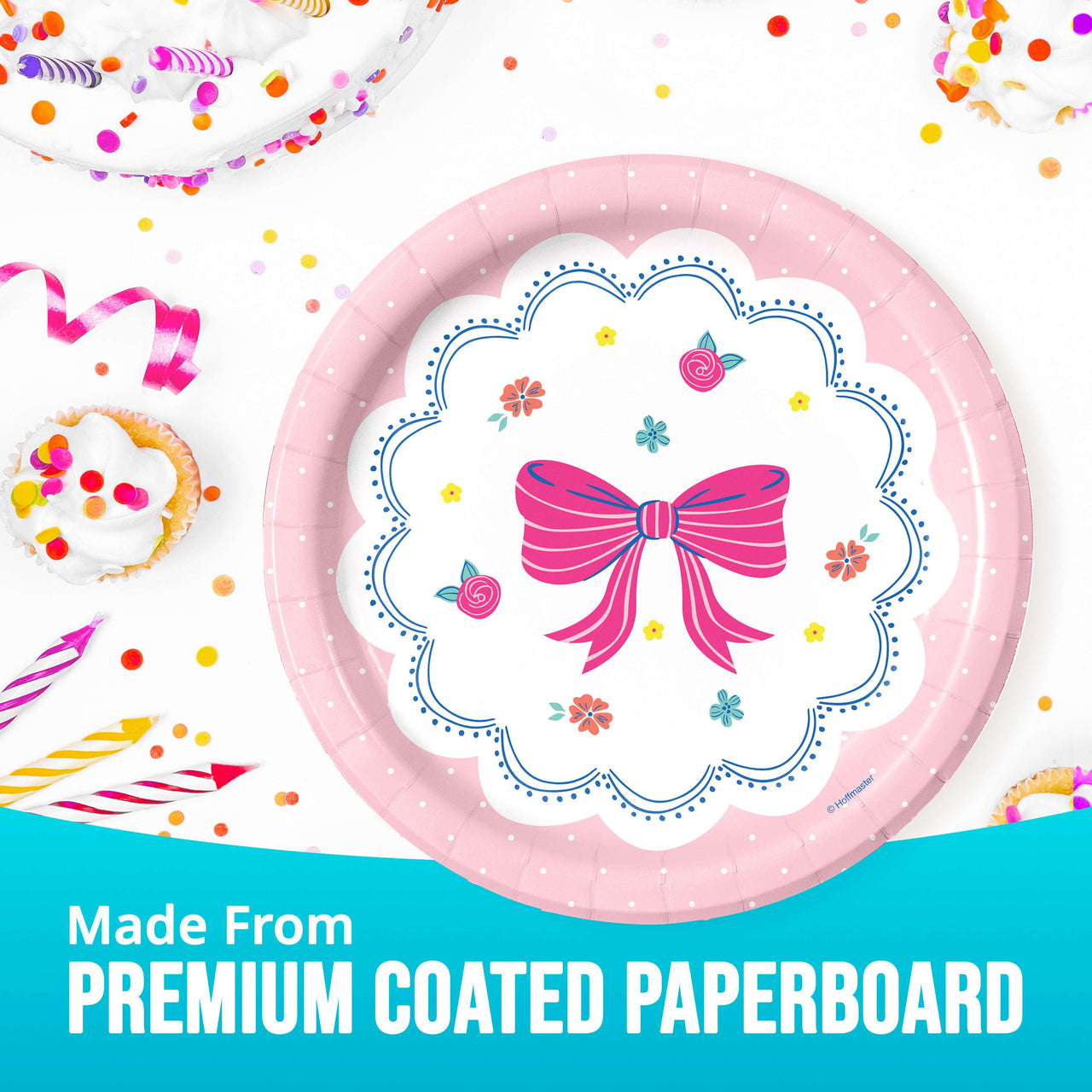 Bow Bash Luncheon Plates 7" (8/Pkg)