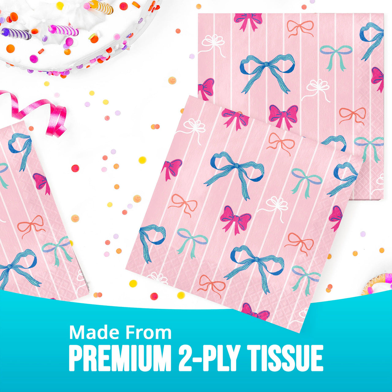 Bow Bash Luncheon Napkins (16/Pkg)
