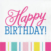 Birthday Brights Luncheon Napkins (16/Pkg)